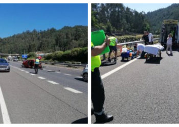 Piden ayuda para localizar al conductor que se fugó tras herir de gravedad a un motorista en la A-52