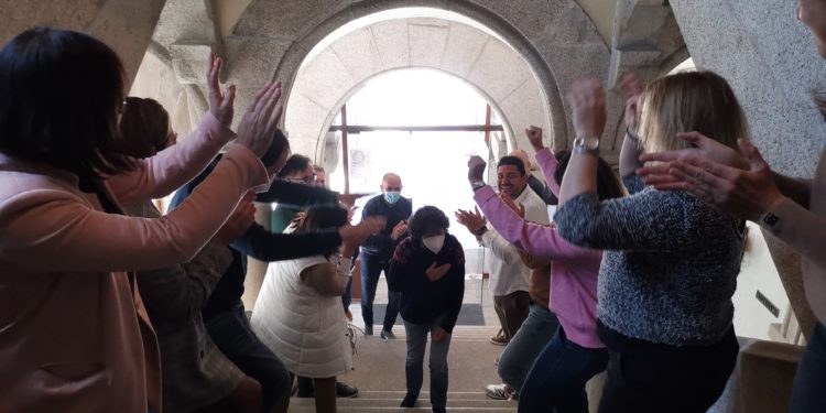 O Porriño homenajea a la atleta Ana Belén Gómez tras ganar la Maratón de Brooklyn en su categoría