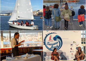 La Semana Azul vuelve a la ría de Vigo con un crucero al atardecer, showcooking, surf o kayak