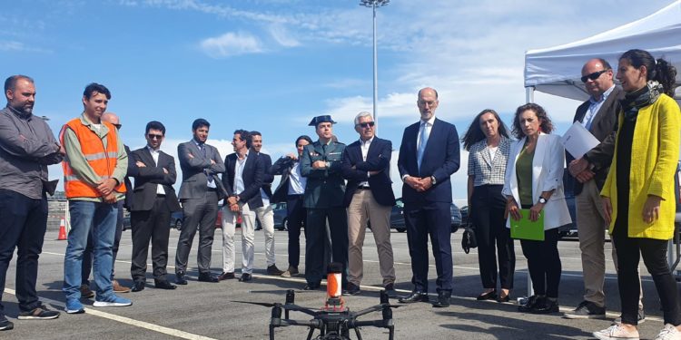 El puerto de Vigo, más seguro gracias a drones conectados por 5G