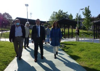 El parque María Xosé Queizán estrena su “adaptación”