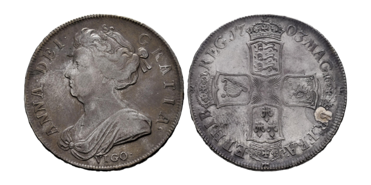 La gran feria numismática de Vigo subastará tres monedas de plata procedentes del saqueo de Rande