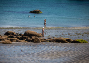 Vigo registra la temperatura máxima del año y el interior del área metropolitana se cuece a 36ºC