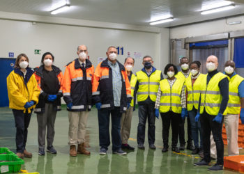 El Puerto Pesquero de Vigo recibe la visita de una delegación del gobierno de Namibia