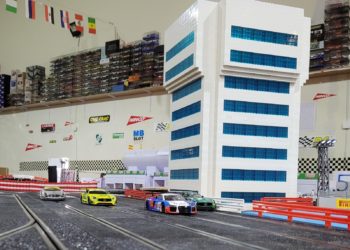 La maqueta del Scalextric de Vigo, con piezas de Lego o en impresión 3D, será visitable