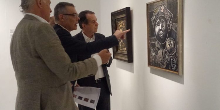 Vigo expone una muestra de 24 obras inéditas de Laxeiro