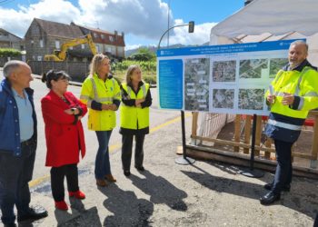 Las obras de la carretera de Valladares y Pereiró acabarán la próxima primavera