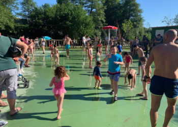 Mos ampliará el parque de agua de A Pesqueira, que pasará de 3.700 a 8.500 metros cuadrados