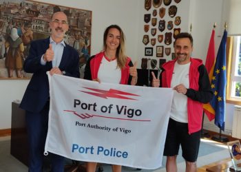 El ex olímpico Adán y la medallista Valverde representan al Puerto de Vigo en las Olimpiadas de Rotterdam