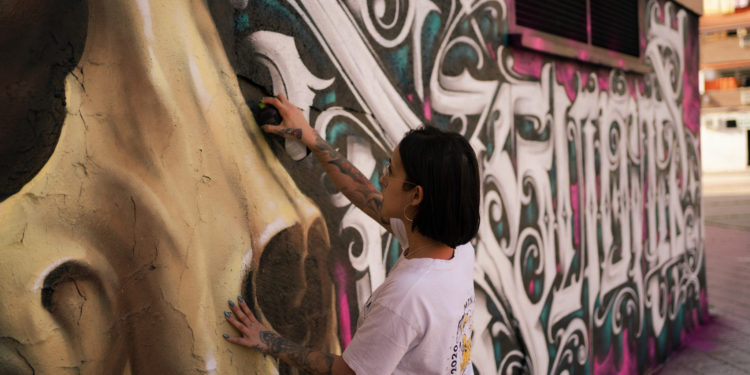 El grafiti será protagonista en O Marisquiño