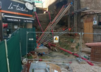Las obras de Talude se reanudan: “Tiraron la escalera en dos días y nos dejan sin el paso un año”
