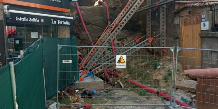 Las obras de Talude se reanudan: “Tiraron la escalera en dos días y nos dejan sin el paso un año”