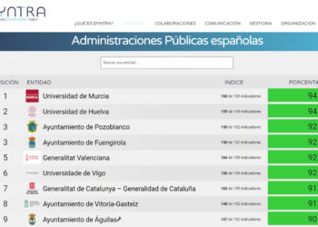 A UVigo confírmase como a primeira administración pública galega máis transparente
