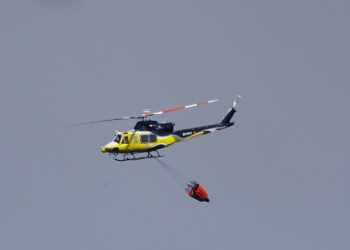 Un incendio forestal calcina más de dos hectáreas en Tomiño