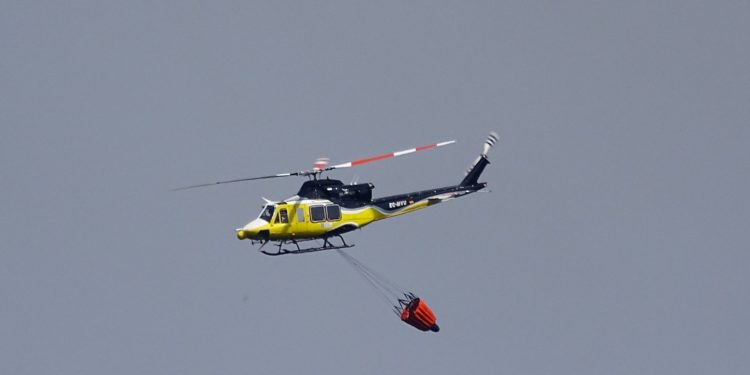 Un incendio forestal calcina más de dos hectáreas en Tomiño