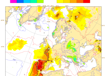 La sorprendente temperatura récord que pronostica la Aemet en Vigo: 40ºC para el miércoles