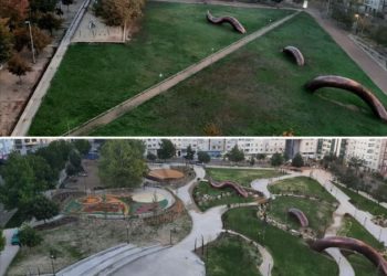 El antes y después de la Praza da Miñoca: así ha cambiado y así se ilumina de noche