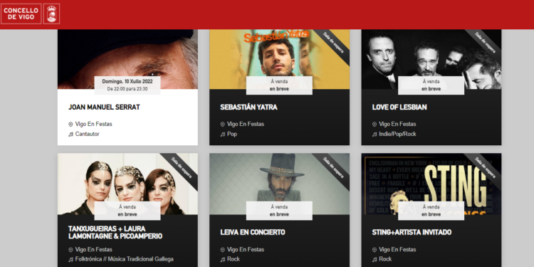 Serrat agota en unos minutos las primeras 1.000 entradas puestas a la venta en internet para Castrelos