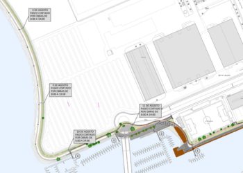 El Puerto de Vigo establece cortes puntuales por obras en el paseo de Bouzas