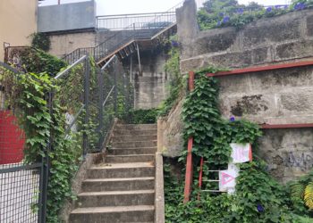 Escaleras peligrosas en Vigo