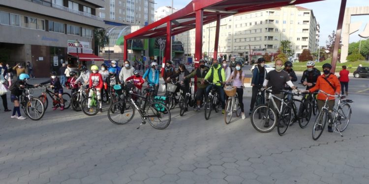 Bicicletada por Vigo para celebrar a Semana Europea da Mobilidade
