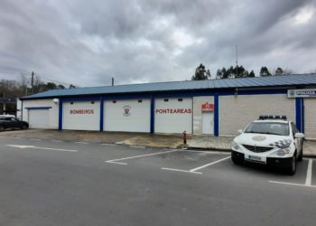 Arde un inmueble junto al campo de golf de Mondariz-Balneario sin causar heridos