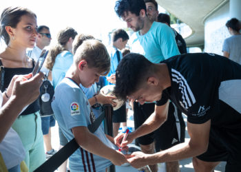 Gabri Veiga: “Cada minuto que tengo en el Celta es la leche para mí”