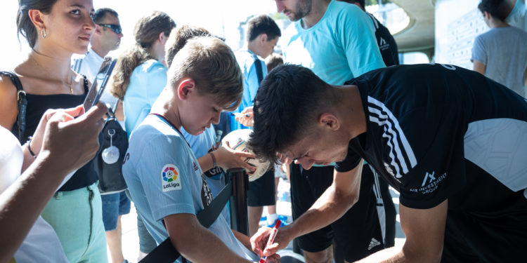 Gabri Veiga: “Cada minuto que tengo en el Celta es la leche para mí”