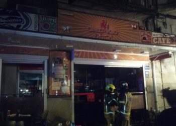 Incendio en una conocida cafetería del centro de Vigo