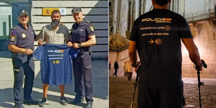 Un policía de Vigo recorre 100 kilómetros en un día para concienciar sobre una enfermedad rara