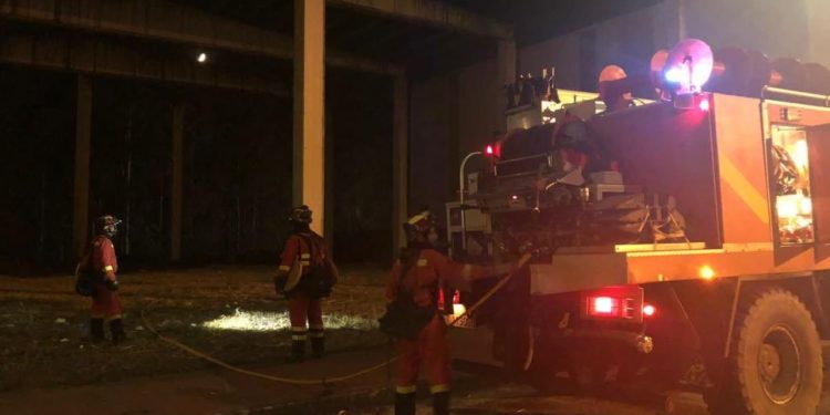 Desactivada la alerta por la proximidad del fuego a las viviendas en Arbo