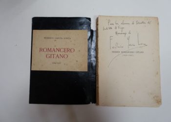 Encuentran en Coruxo un ‘Romancero Gitano’ de 1929 con dedicatoria de Lorca para Vigo