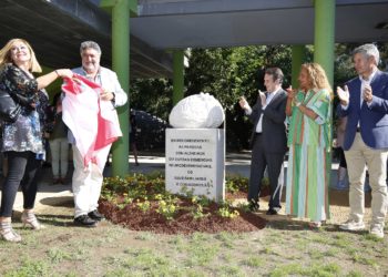 Vigo honra a las personas con demencias, familiares y cuidadores en la Praza da Memoria