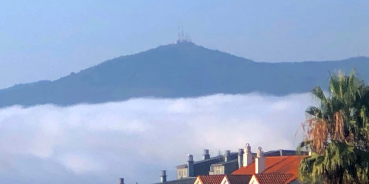 El Xaxán entre nubes