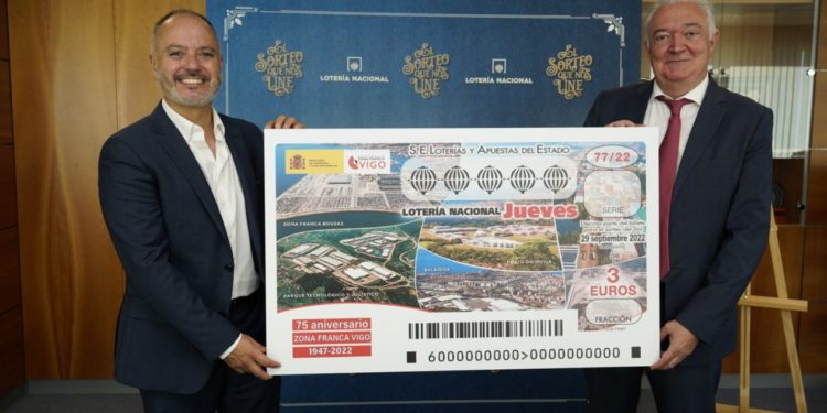 El 75º aniversario de la Zona Franca de Vigo se convierte en décimo de la Lotería Nacional