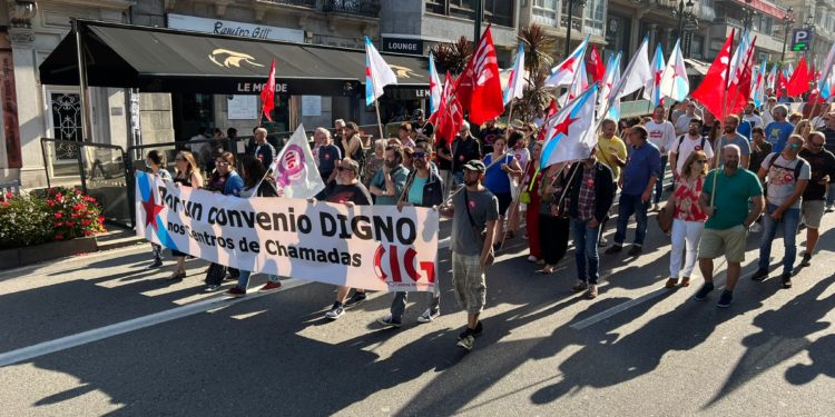 La CIG se manifiesta en Vigo para reivindicar “el espíritu del 72”, que tiene “plena vigencia”