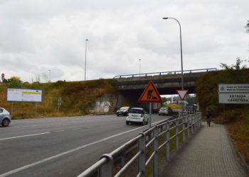 Iniciadas as obras da pasarela peonil de Amieirolongo, en Mos