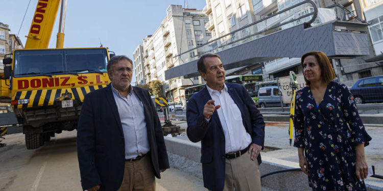 GALERÍA | Así están las obras en la Gran Vía de Vigo