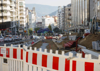 GALERÍA | Así están las obras en la Gran Vía de Vigo