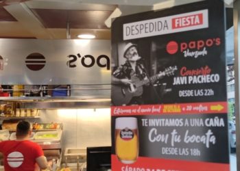 Caña gratis y concierto para despedir con una fiesta al primer local de la bocatería Papo’s