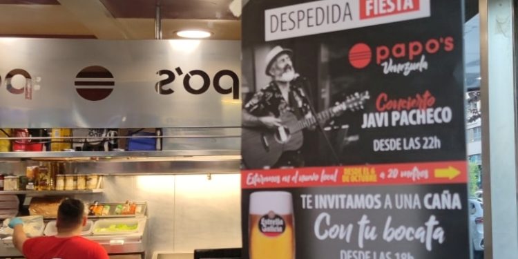 Caña gratis y concierto para despedir con una fiesta al primer local de la bocatería Papo’s