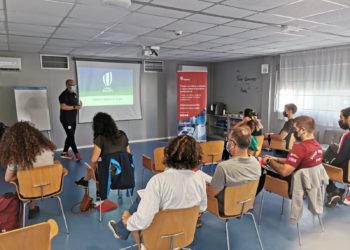 Curso de primeros auxilios en Rivera Povisa a cargo de la Federación Gallega de Rugby