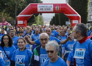 Vigo sale a la calle contra el cáncer: más de 4.000 participantes y triunfos de Tizón y Valiño