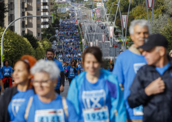 Vigo sale a la calle contra el cáncer: más de 4.000 participantes y triunfos de Tizón y Valiño