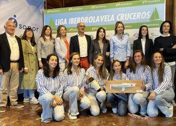 El Dorsia Covirán, ganador de la Liga Nacional de Vela Femenina en Baiona