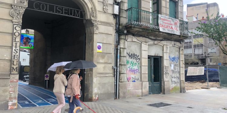 Lo que queda de la histórica cervecería viguesa Joaquín