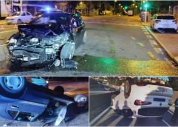 Dos vuelcos y un ‘recto’ en una rotonda, balance de tráfico de los últimos días en Vigo