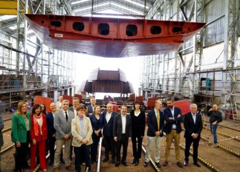 Armón Vigo pone la quilla al ‘Odón de Buen’: «El mejor y más avanzado buque de investigación»