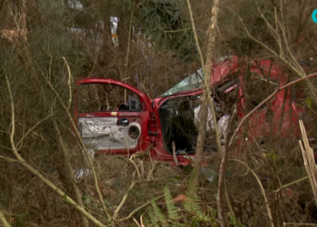 Fallece una persona y otras tres resultan heridas en una salida de vía entre Soutomaior y Pontevedra