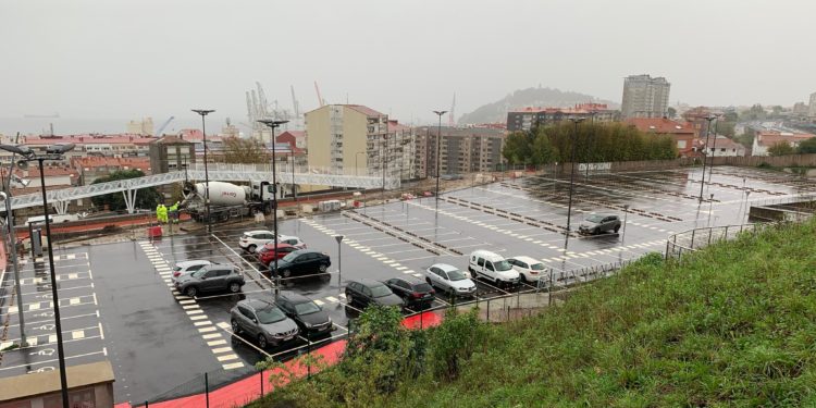 El aparcamiento exterior de Vialia Vigo, ya operativo con 200 plazas